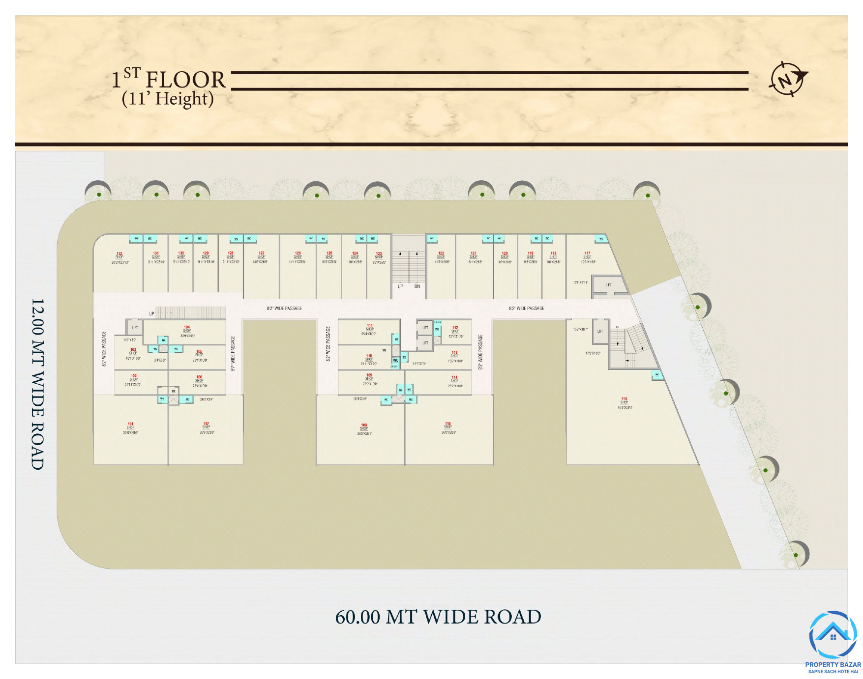BUILDER SCHEME @ ODHAV – SHOP , OFFICE AND COMMERCIAL HALL