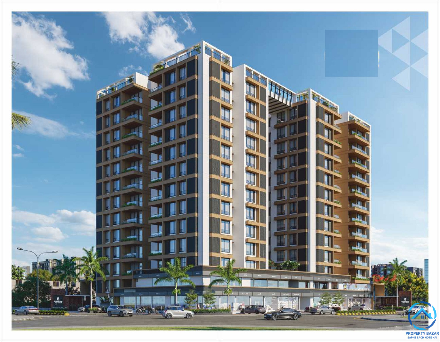 BUILDER SCHEME @ HANSPURA – 3 BHK FLAT AND SHOP